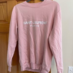 Pink crew neck